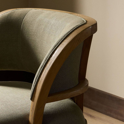 Amber Lewis x Four Hands Dreya Chair - Broadway Olive