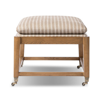 Amber Lewis x Four Hands Eleanor Accent Stool - Rodin Sand