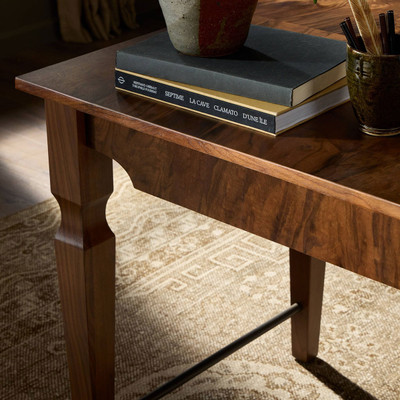Amber Lewis x Four Hands Galvin Desk - Walnut Burl