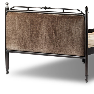 Amber Lewis x Four Hands Leyla Bed - Altair Mushroom - Twin
