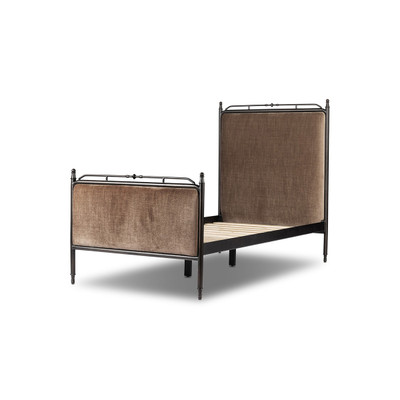 Amber Lewis x Four Hands Leyla Bed - Altair Mushroom - Twin