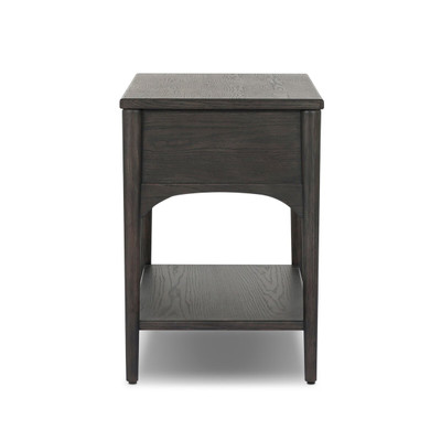 Amber Lewis x Four Hands Lizzy Nightstand - Smoked Black Oak