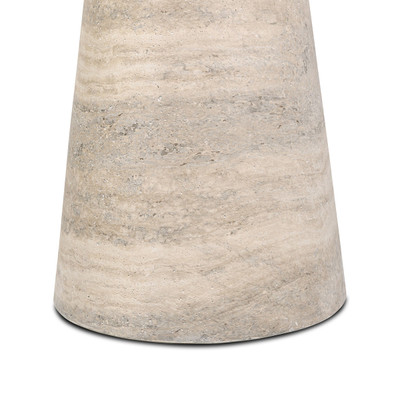 Amber Lewis x Four Hands Marsh Outdoor Bar Table - Textured Sandy Grey - Bar