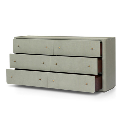 Amber Lewis x Four Hands Paula 6 Drawer Dresser - Laurel Sage