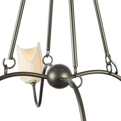Amber Lewis x Four Hands Rafa Chandelier - Oatmeal Linen