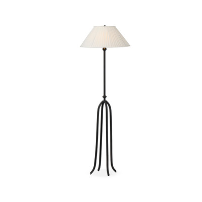 Amber Lewis x Four Hands Rydell Floor Lamp - Off White Linen