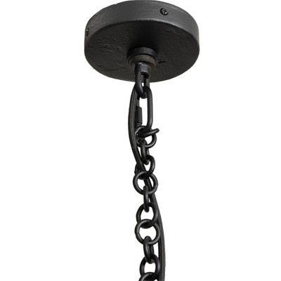 Amber Lewis x Four Hands Secco Pendant - Matte Black Cast Aluminum