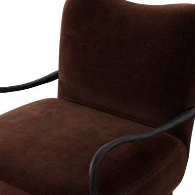 Amber Lewis x Four Hands Tarah Chair - Monte Chocolate