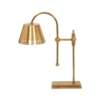Amber Lewis x Four Hands Vesper Table Lamp - Aged Patina Brass