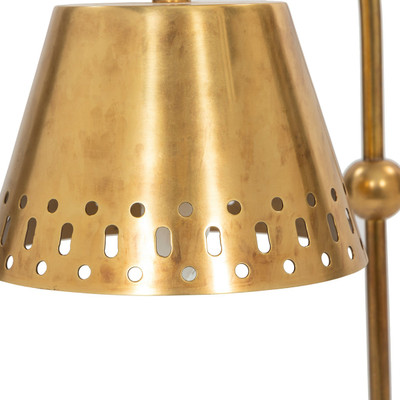 Amber Lewis x Four Hands Vesper Table Lamp - Aged Patina Brass