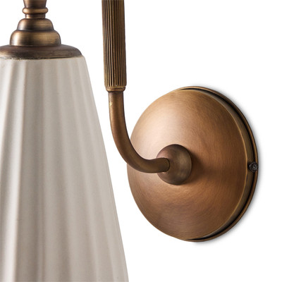 Amber Lewis x Four Hands Wilma Sconce - Matte Aged Brass