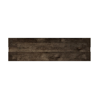 Four Hands Abaso Small Console Table - Ebony Rustic Wormwood Oak