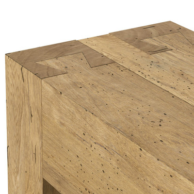 Four Hands Abaso Small Console Table - Rustic Wormwood Oak