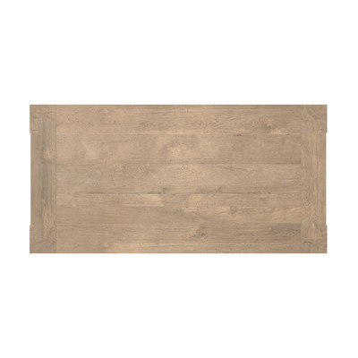 Four Hands Abaso Dining Table 86" - Whitewash Rustic Wormwood Oak