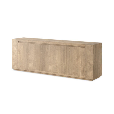 Four Hands Abaso Sideboard - Whitewash Rustic Wormwood Oak