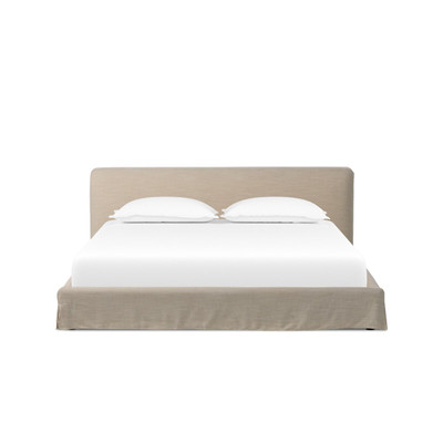 Four Hands Aidan Slipcover Bed - Savoy Parchment - King