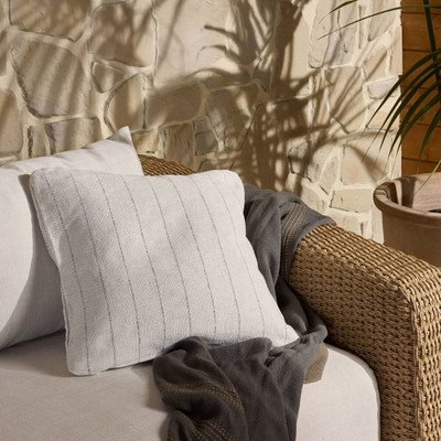 Four Hands Aldama Outdoor Pillow Cover - Amalfi Natural - 20" x 20"