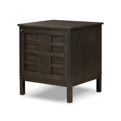 Four Hands Alessio Right Nightstand - Smoked Black