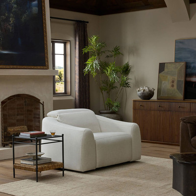 Four Hands Alondra Power Recliner - Crypton Nomad Snow