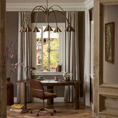 Four Hands Amabella Chandelier - Aged Antique Brass Iron
