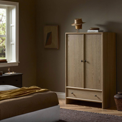 Four Hands Analisa Armoire - Sandy Oak