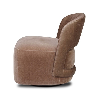 Four Hands Andrina Swivel Chair - Palermo Cigar