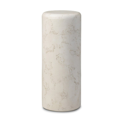 Four Hands Arati Pedestal - Aged White Concrete