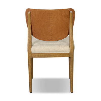 Four Hands Arlow Dining Chair - Nubuck Cognac