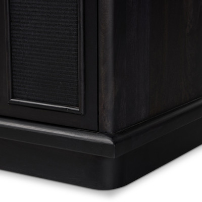 Four Hands Arnaud Sideboard - Black Paper Cane
