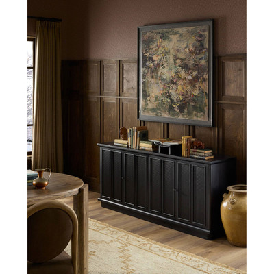 Four Hands Arnaud Sideboard - Black Paper Cane