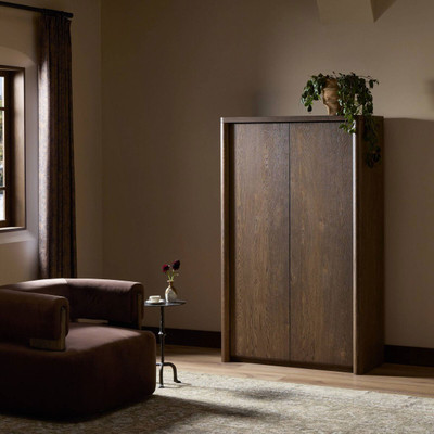 Four Hands Arthur Cabinet - Tobacco Oak