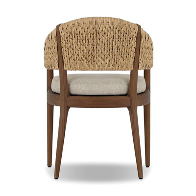 Four Hands Atwood Outdoor Dining Armchair - Coastal Weave