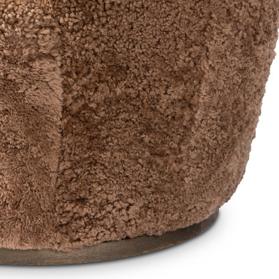 Four Hands Aurora Swivel Chair - Amber Shearling