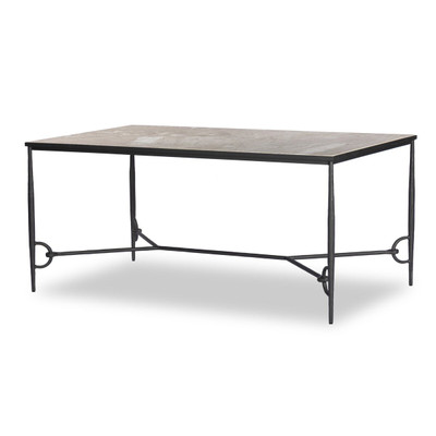Four Hands Babylon Desk - Hammered Gunmetal