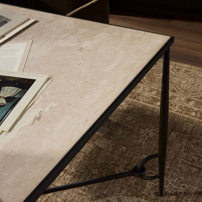 Four Hands Babylon Desk - Hammered Gunmetal