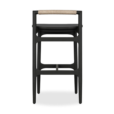 Four Hands Baden Outdoor Metal Stool - Vintage White - Counter