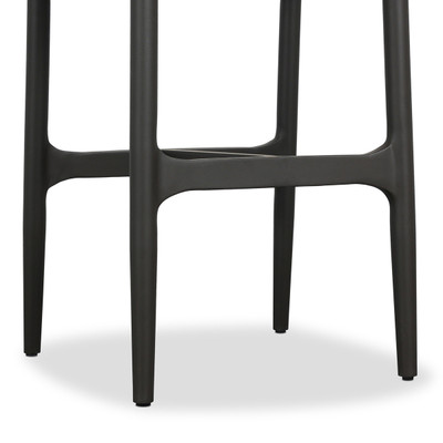 Four Hands Baden Outdoor Metal Stool - Vintage White - Bar