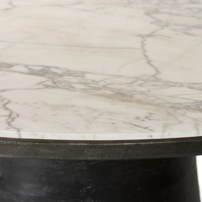 Four Hands Balboa Outdoor Dining Table 55" - Aged Grey