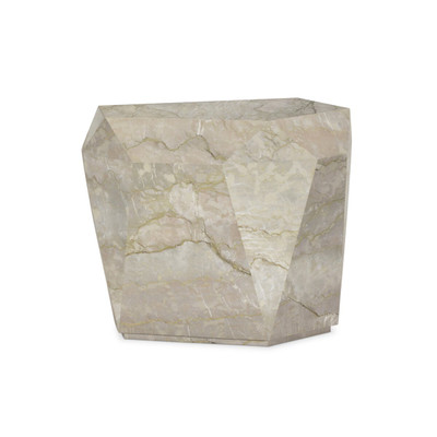 Four Hands Basett End Table - Sage Green Marble