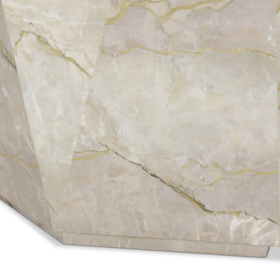 Four Hands Basett End Table - Sage Green Marble