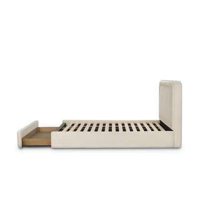 Four Hands Beckett Storage Bed - Crypton Nomad Snow - King