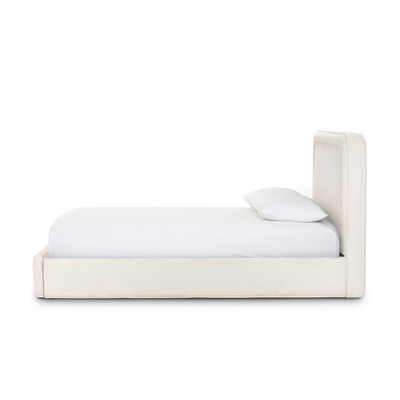 Four Hands Beckett Storage Bed - Crypton Nomad Snow - Queen