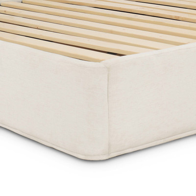 Four Hands Beckett Storage Bed - Crypton Nomad Snow - Queen