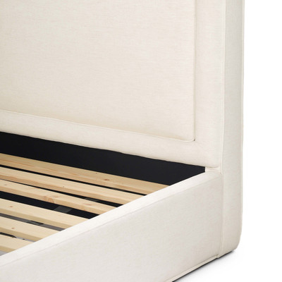 Four Hands Beckett Storage Bed - Crypton Nomad Snow - Queen