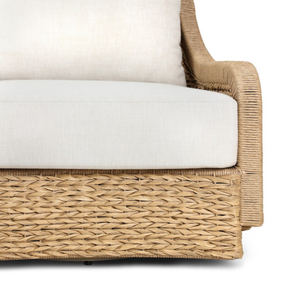 Four Hands Bellage Outdoor Swivel Chair - Vergo Cream