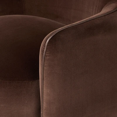 Four Hands Berkley Swivel Chair - Surrey Cocoa