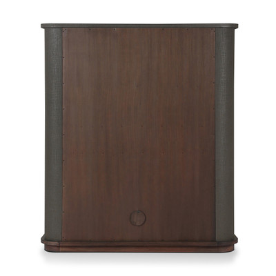 Four Hands Berlin Cabinet - Dark Green Lacquered Linen