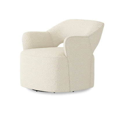 Four Hands Blythe Swivel Chair - Sheepskin Natural