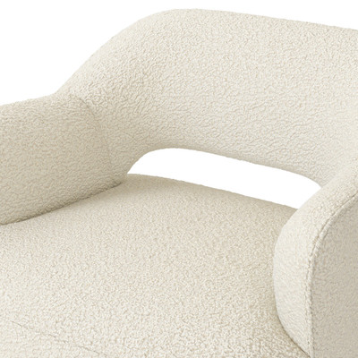 Four Hands Blythe Swivel Chair - Sheepskin Natural