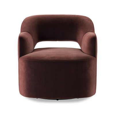Four Hands Blythe Swivel Chair - Surrey Plum